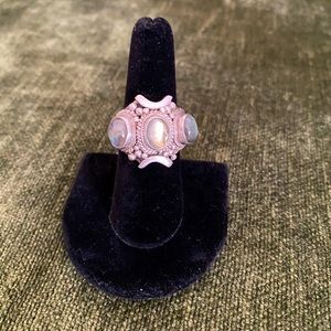 Vintage Silver & Gemstone Ring
